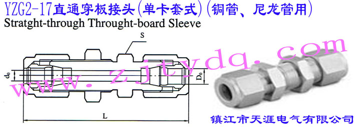 YZG2-17ֱͨ^(οʽ)(~ܡ)Straight-through Through-board Sleeve