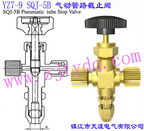 YZ7-9 SQJ-5B ӹ·ֹyYZ7-9 SQJ-5B Pneumatic Tube Stop Valve