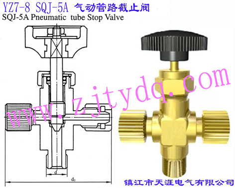 YZ7-8 SQJ-5A ӹ·ֹyYZ7-8 SQJ-5A Pneumatic Tube Stop Valve